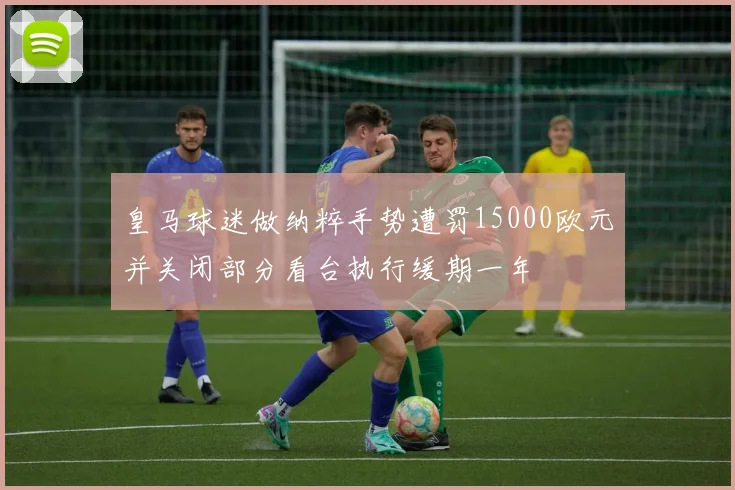 皇马球迷做纳粹手势遭罚15000欧元并关闭部分看台执行缓期一年